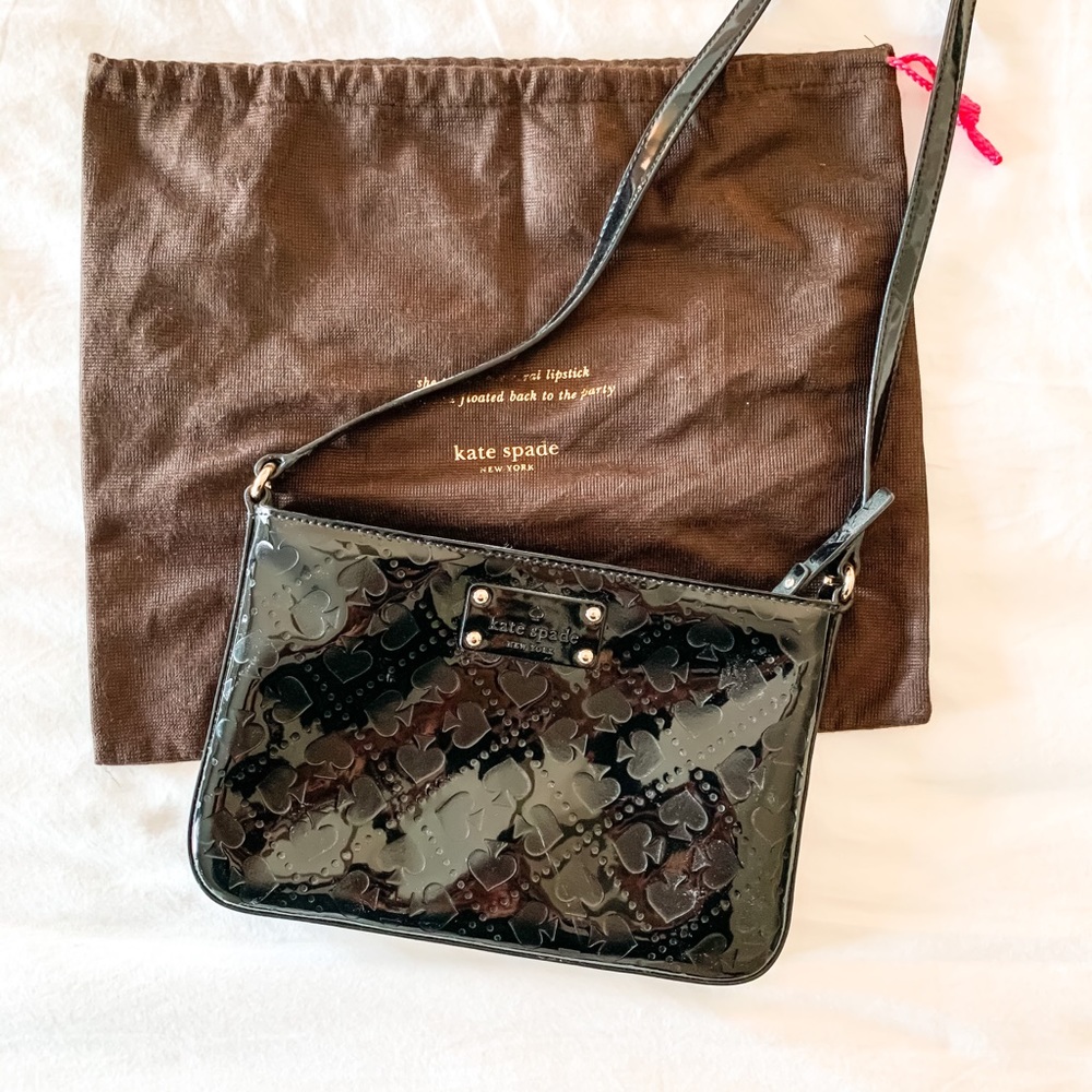 Kate spade patent leather crossbody bag